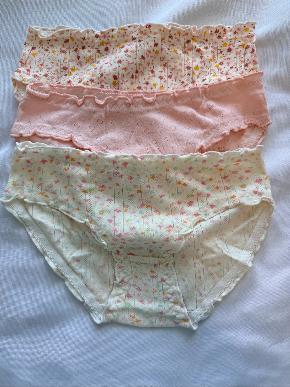 Cotton Briefs 3-Pack - Pink & Floral